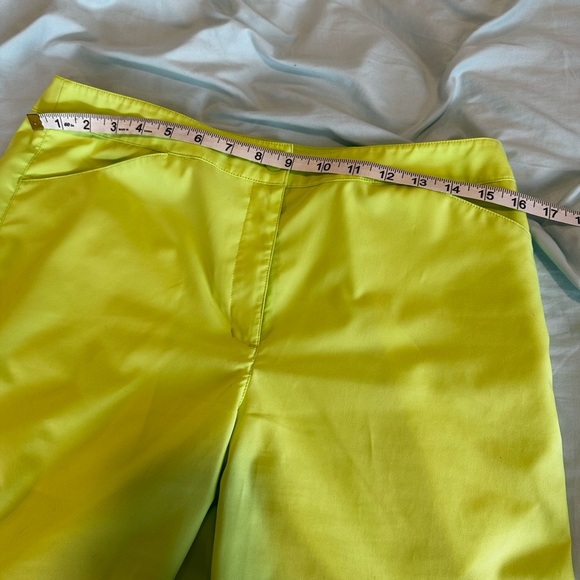 Women’s Lime Green Links Edition Chino Board Shorts. Golf. Summer Pockets Size 8 - Picture 3 of 12